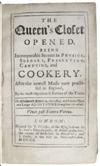 COOKERY  QUEENS CLOSET OPENED.  1710 + THE COMPLEAT COOK.  1710